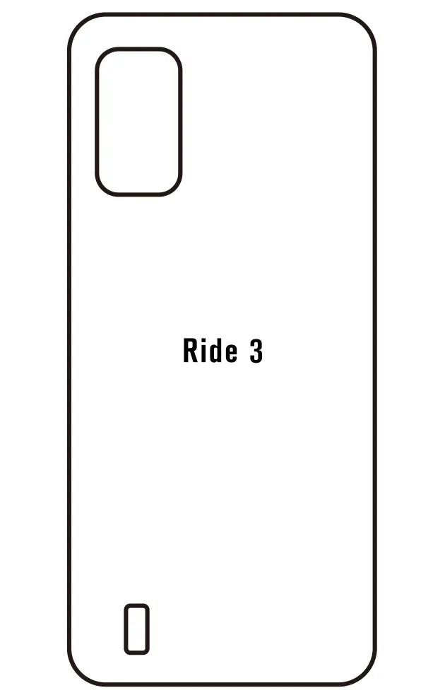 Wiko Ride 3 Zadní Hydrogel ochranná fólie