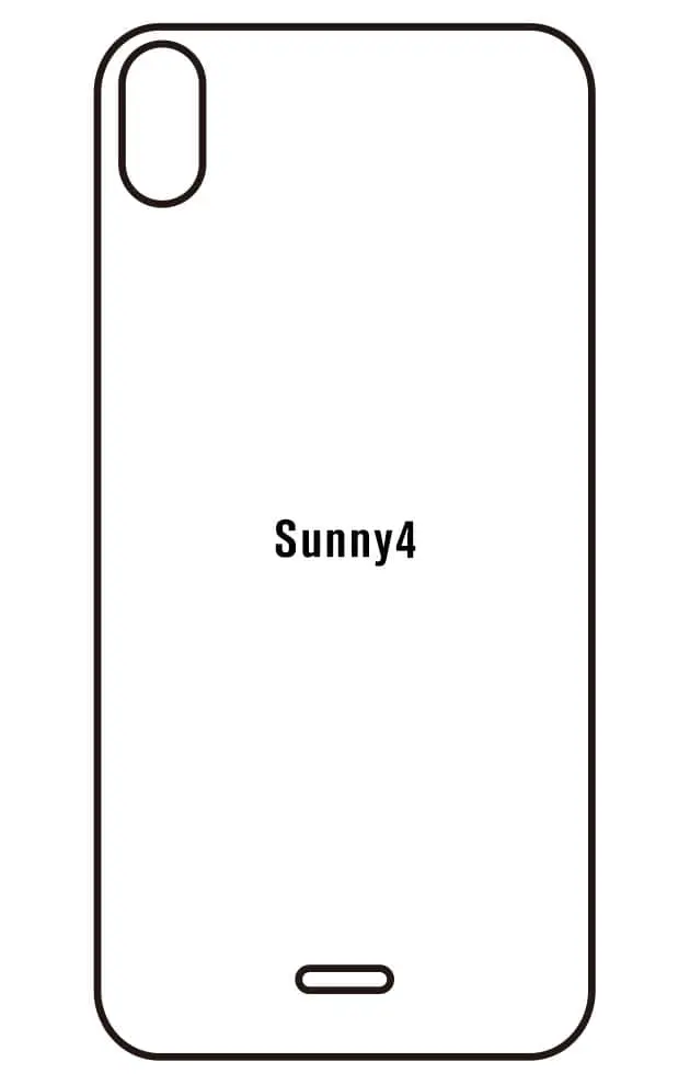 Wiko Sunny 4 Zadní Hydrogel ochranná fólie