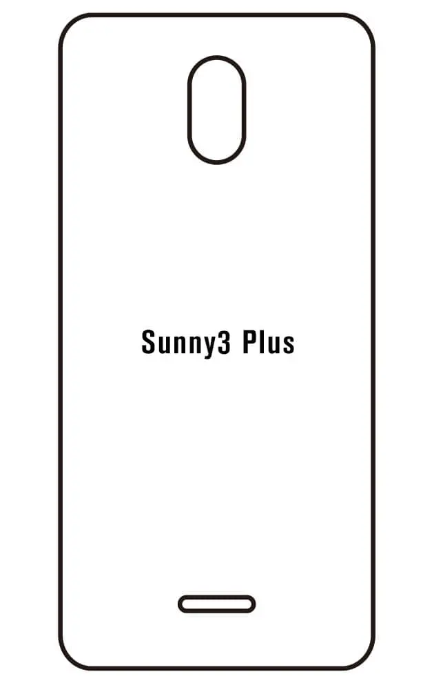 Wiko Sunny3 Plus Zadní Hydrogel ochranná fólie