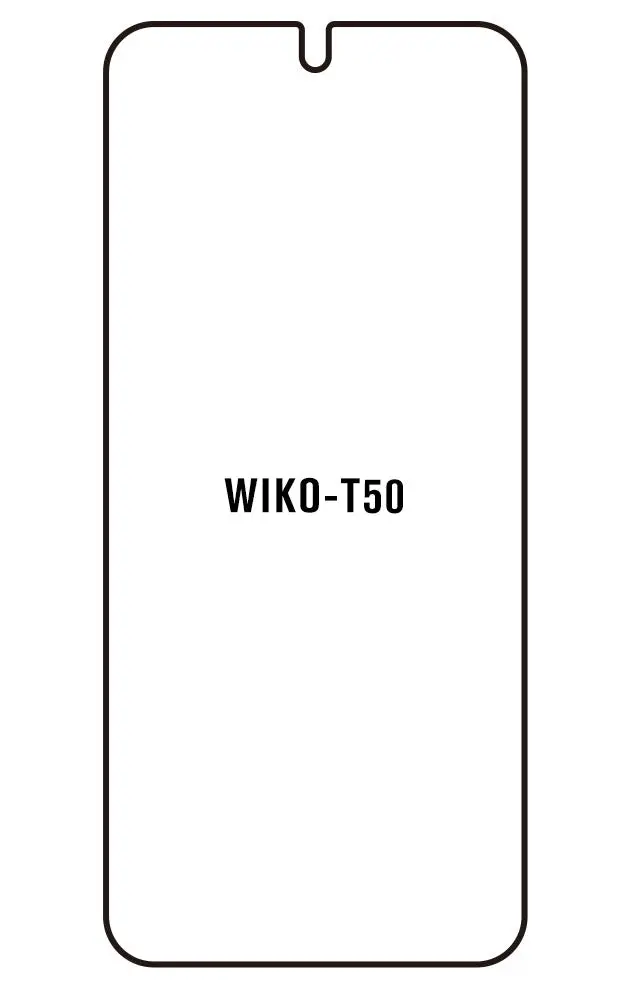 Wiko T50 Přední Hydrogel ochranná fólie