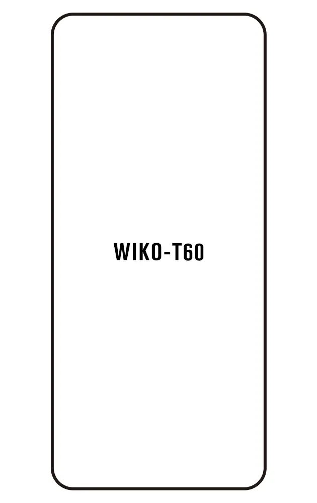 Wiko T60 Přední Hydrogel ochranná fólie