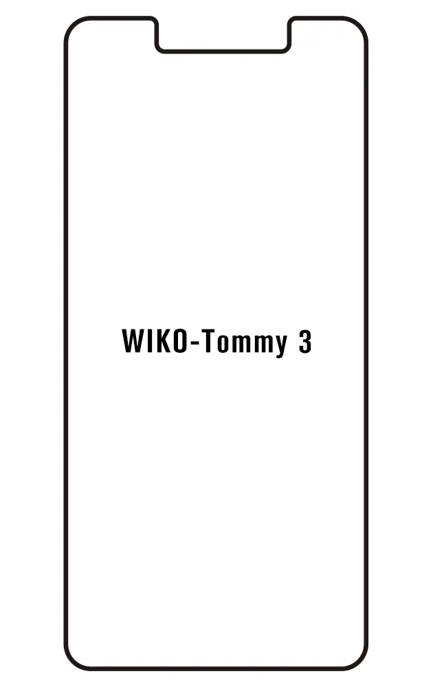 Wiko Tommy 3 Přední Hydrogel ochranná fólie