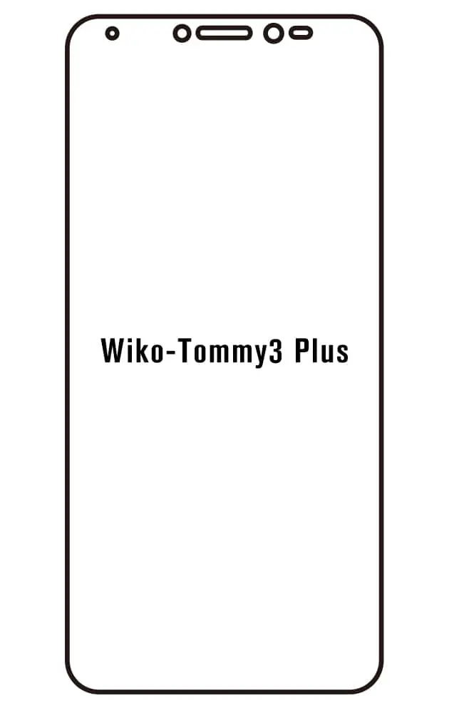 Wiko Tommy3 Plus Přední Hydrogel ochranná fólie