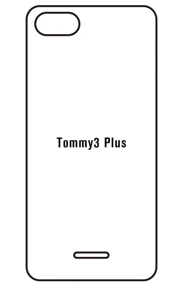 Wiko Tommy3 Plus Zadní Hydrogel ochranná fólie