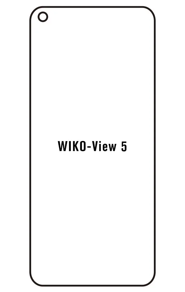 Wiko View 5 Přední Hydrogel ochranná fólie