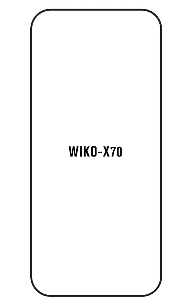 Wiko X70 Přední Hydrogel ochranná fólie