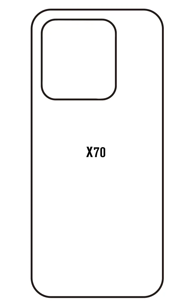 Wiko X70 Zadní Hydrogel ochranná fólie