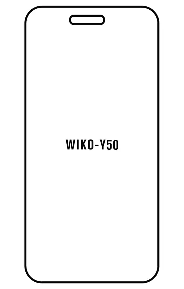 Wiko Y50 Přední Hydrogel ochranná fólie