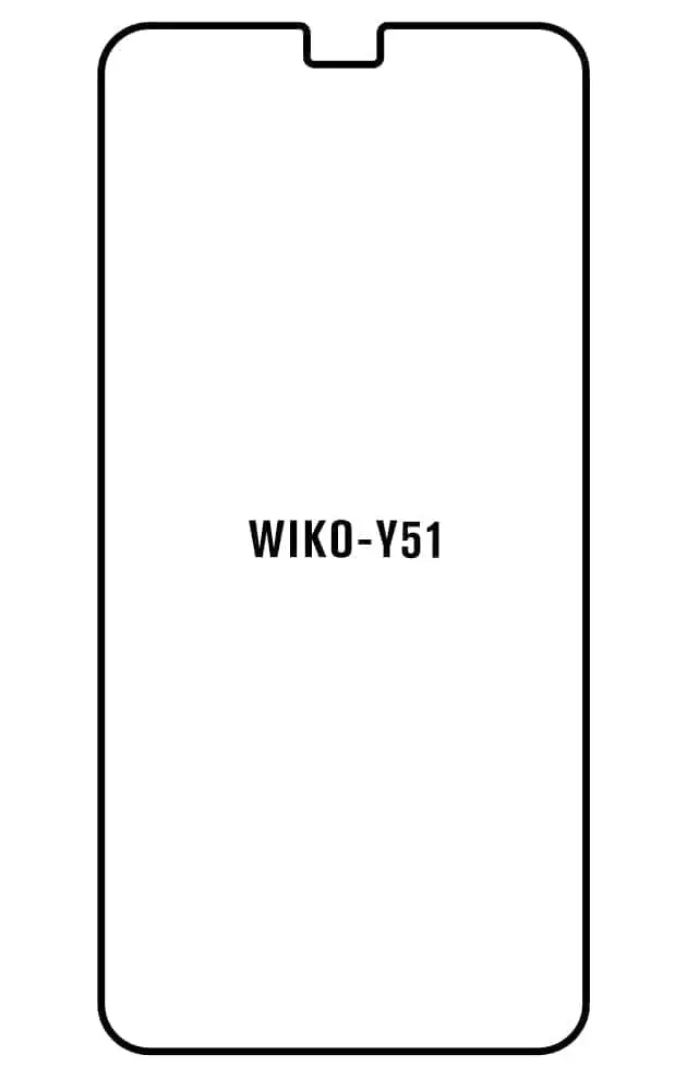 Wiko Y51 Přední Hydrogel ochranná fólie