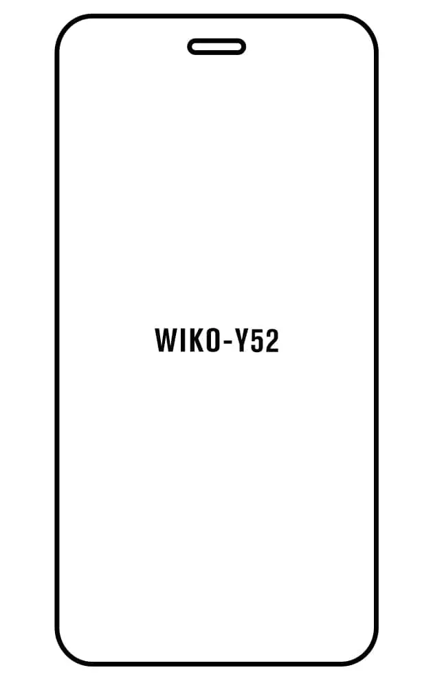 Wiko Y52 Přední Hydrogel ochranná fólie