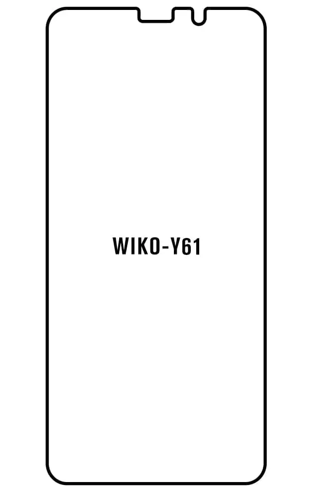 Wiko Y61 Přední Hydrogel ochranná fólie