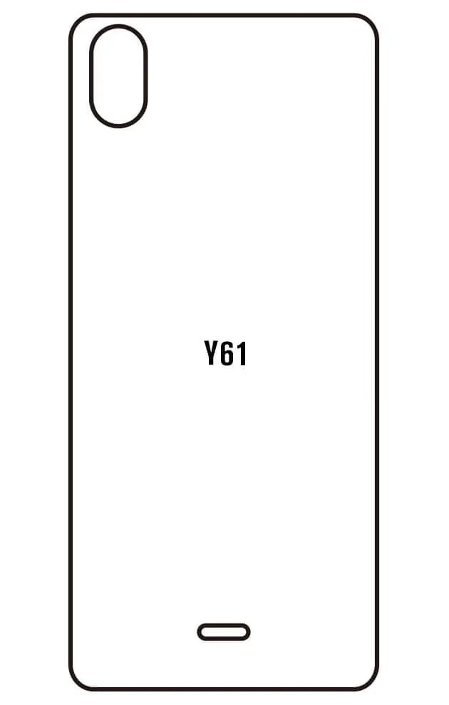 Wiko Y61 Zadní Hydrogel ochranná fólie