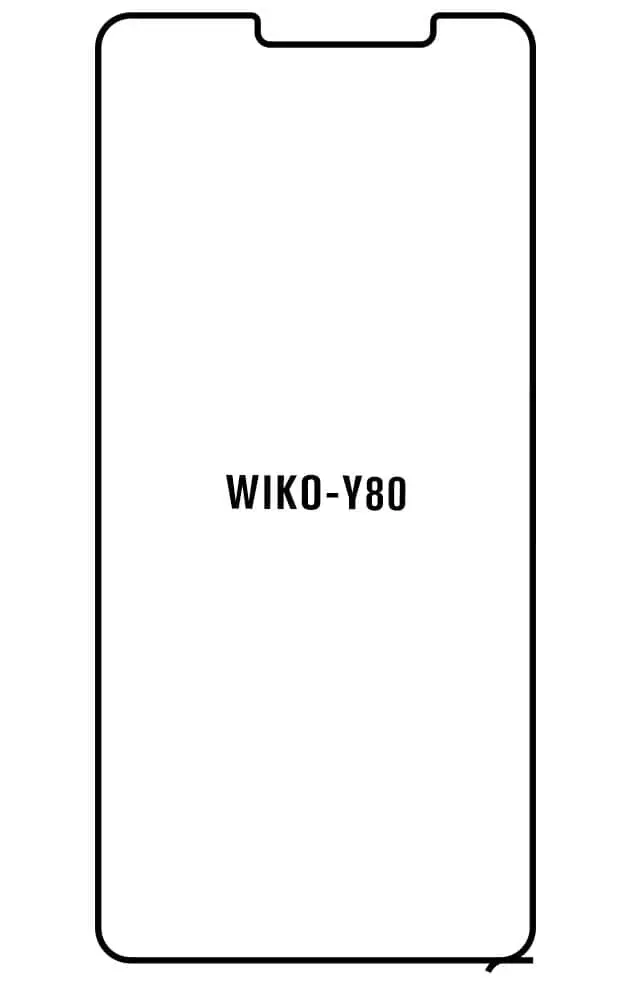 Wiko Y80 Přední Hydrogel ochranná fólie