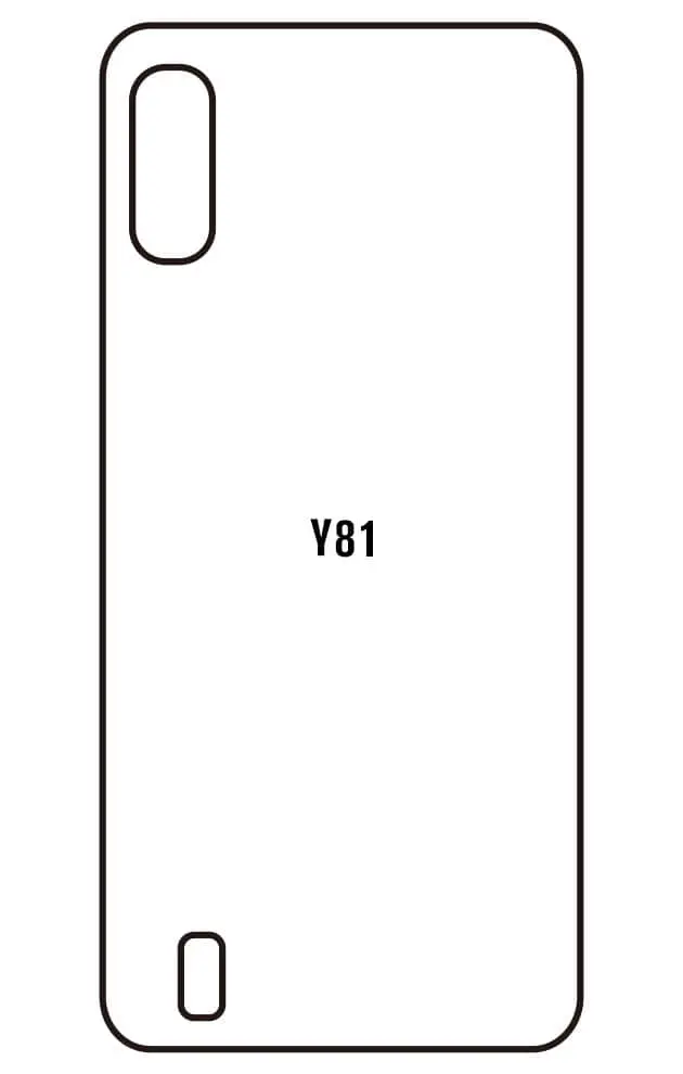 Wiko Y81 Zadní Hydrogel ochranná fólie
