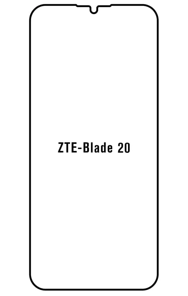 ZTE 20 Přední Hydrogel ochranná fólie