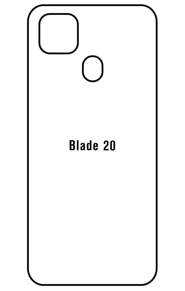ZTE 20 Zadní Hydrogel ochranná fólie