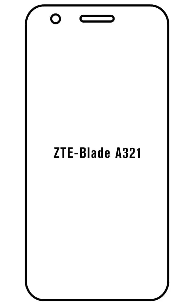 ZTE A321 Přední Hydrogel ochranná fólie