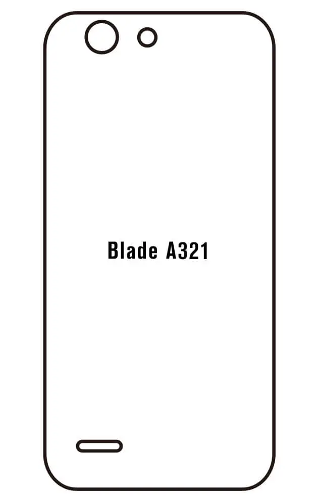 ZTE A321 Zadní Hydrogel ochranná fólie