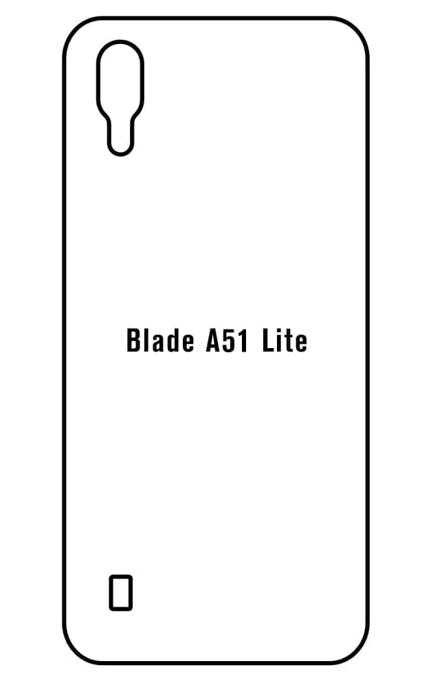 ZTE A51 Lite Zadní Hydrogel ochranná fólie