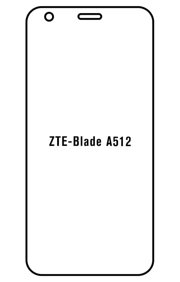 ZTE A512 Přední Hydrogel ochranná fólie