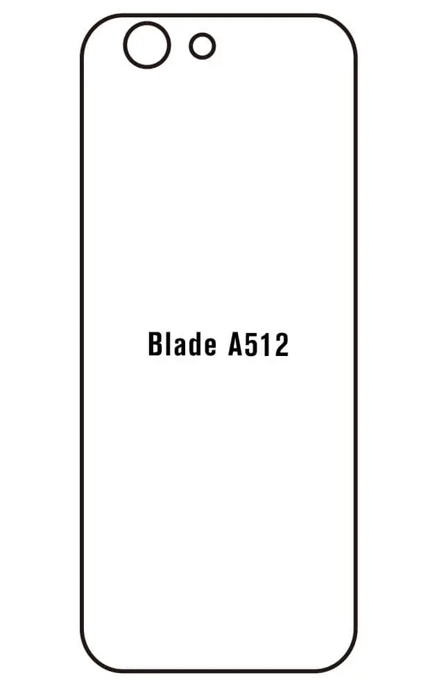 ZTE A512 Zadní Hydrogel ochranná fólie