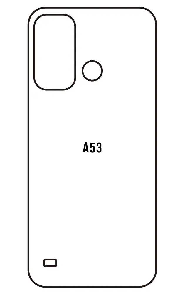 ZTE A53 Zadní Hydrogel ochranná fólie
