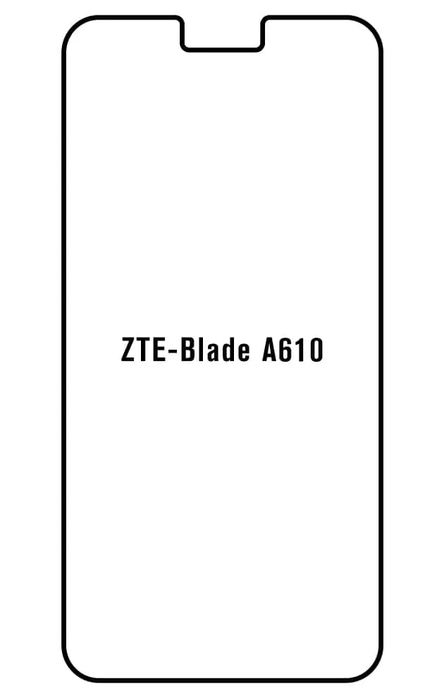 ZTE A610 Přední Hydrogel ochranná fólie