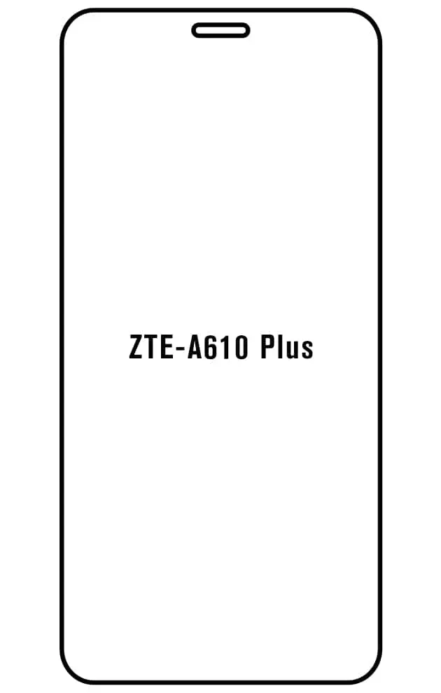 ZTE A610 Plus Přední Hydrogel ochranná fólie