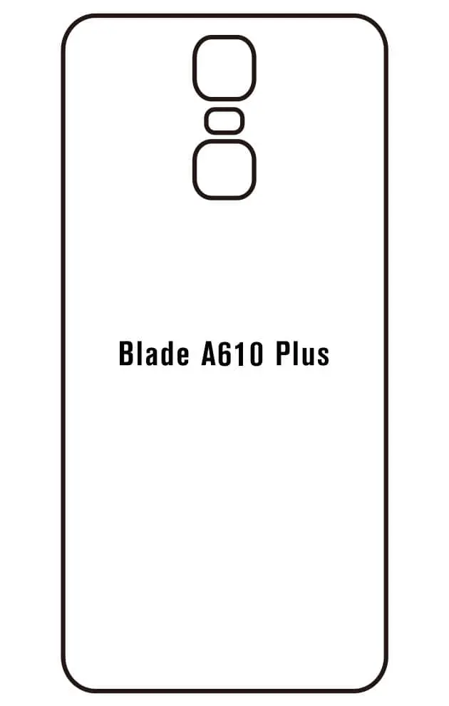 ZTE A610 Plus Zadní Hydrogel ochranná fólie