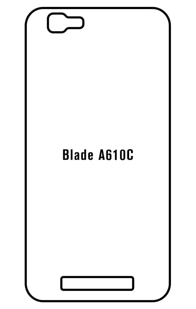 ZTE A610C Zadní Hydrogel ochranná fólie