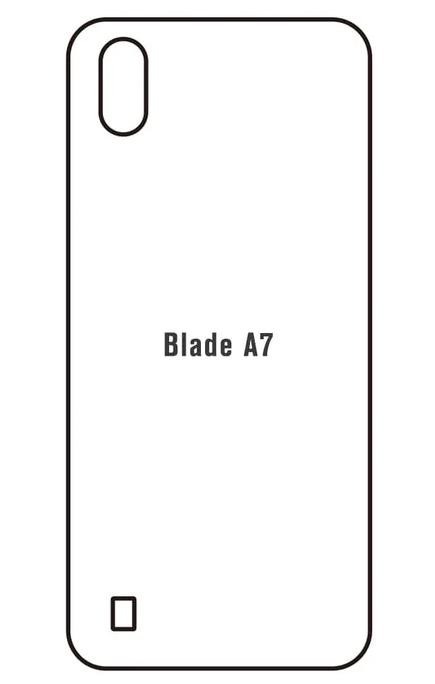 ZTE A7 2019 Zadní Hydrogel ochranná fólie