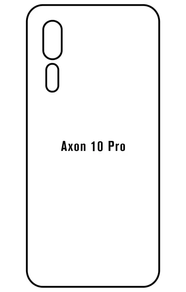 ZTE Axon 10 Pro 5G Zadní Hydrogel ochranná fólie