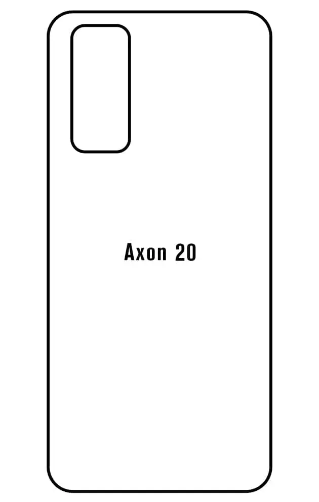 ZTE Axon 20 5G Zadní Hydrogel ochranná fólie