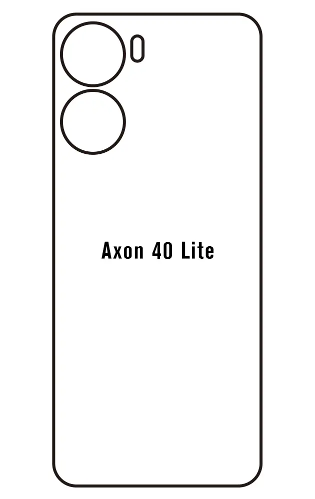 ZTE Axon 40 Lite Zadní Hydrogel ochranná fólie
