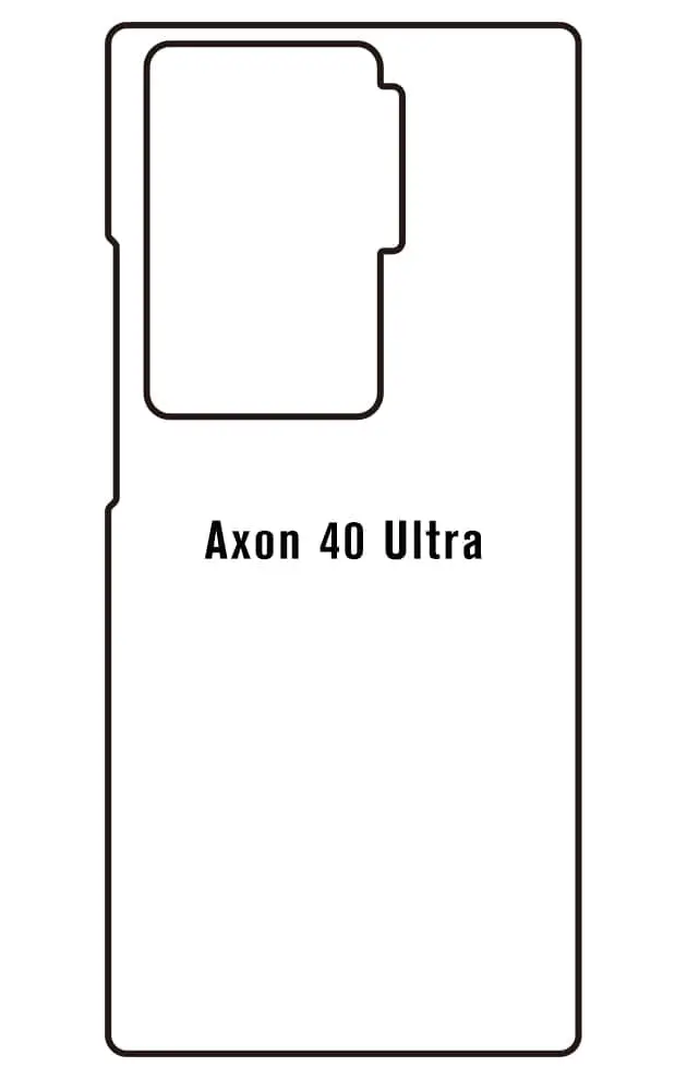 ZTE Axon 40 Ultra Zadní Hydrogel ochranná fólie