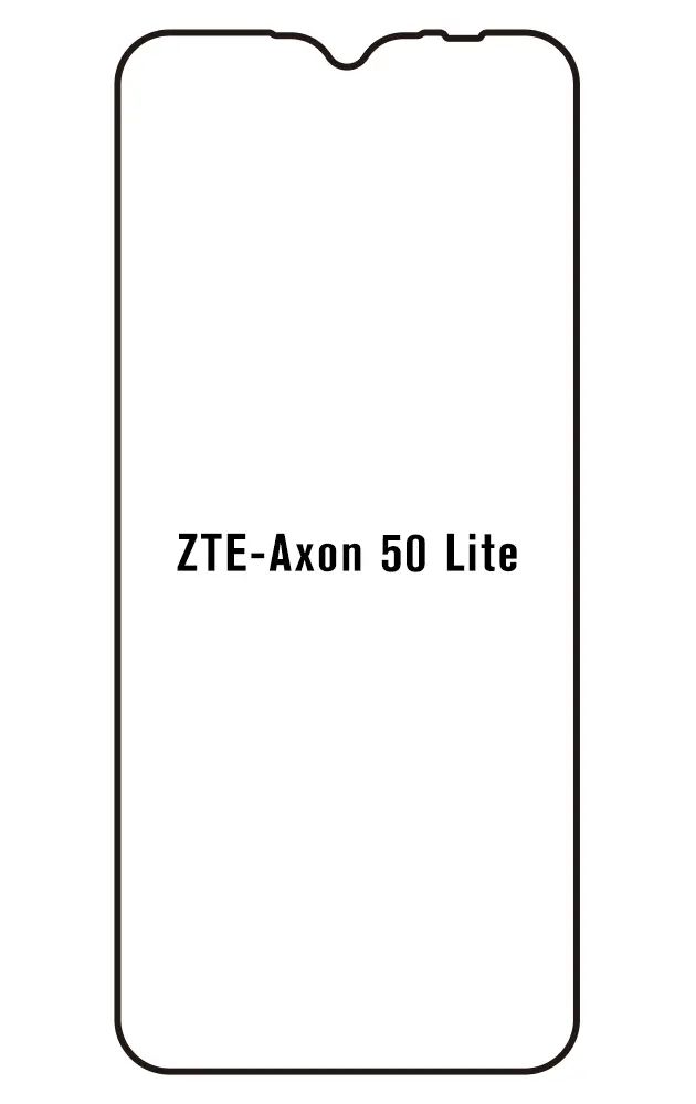 ZTE Axon 50 Lite Přední Hydrogel ochranná fólie