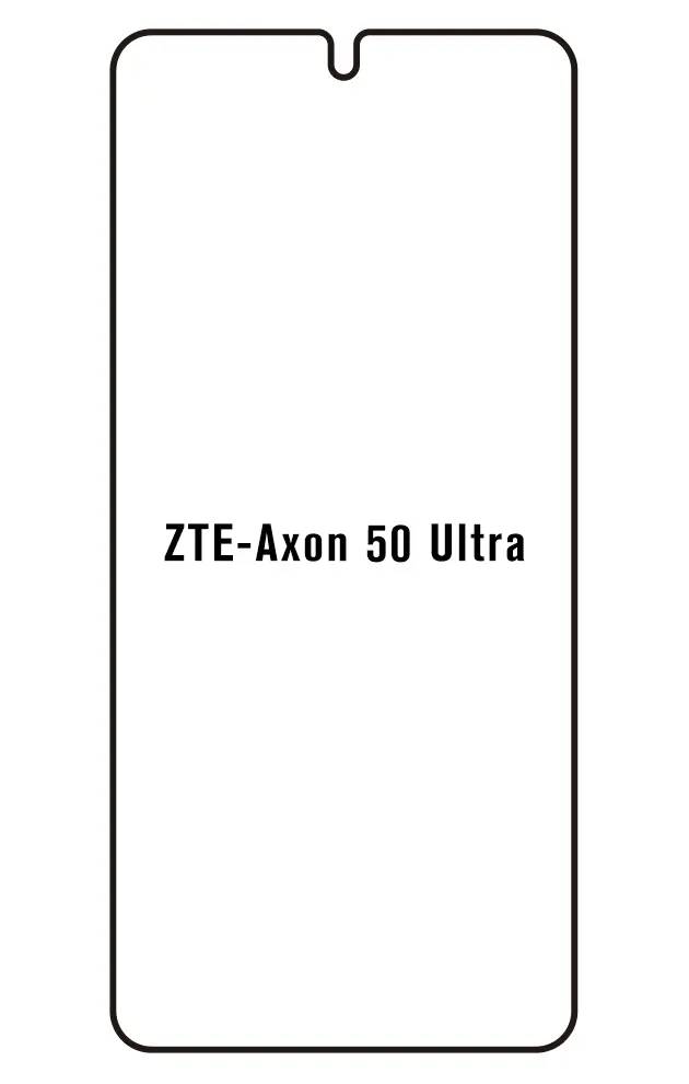 ZTE Axon 50 Ultra Přední Hydrogel ochranná fólie