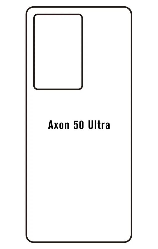 ZTE Axon 50 Ultra Zadní Hydrogel ochranná fólie