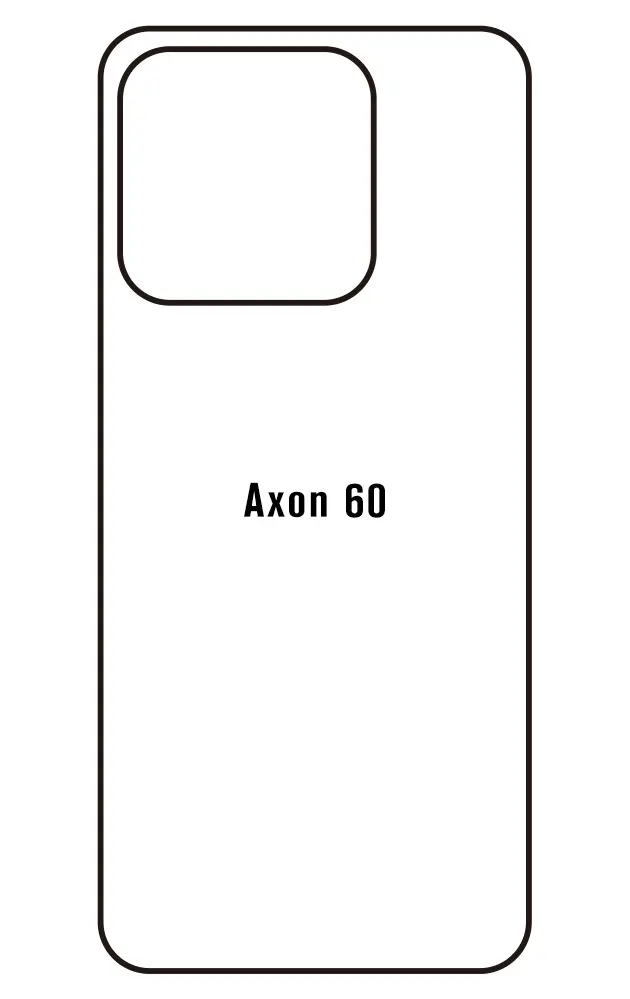 ZTE Axon 60 Zadní Hydrogel ochranná fólie