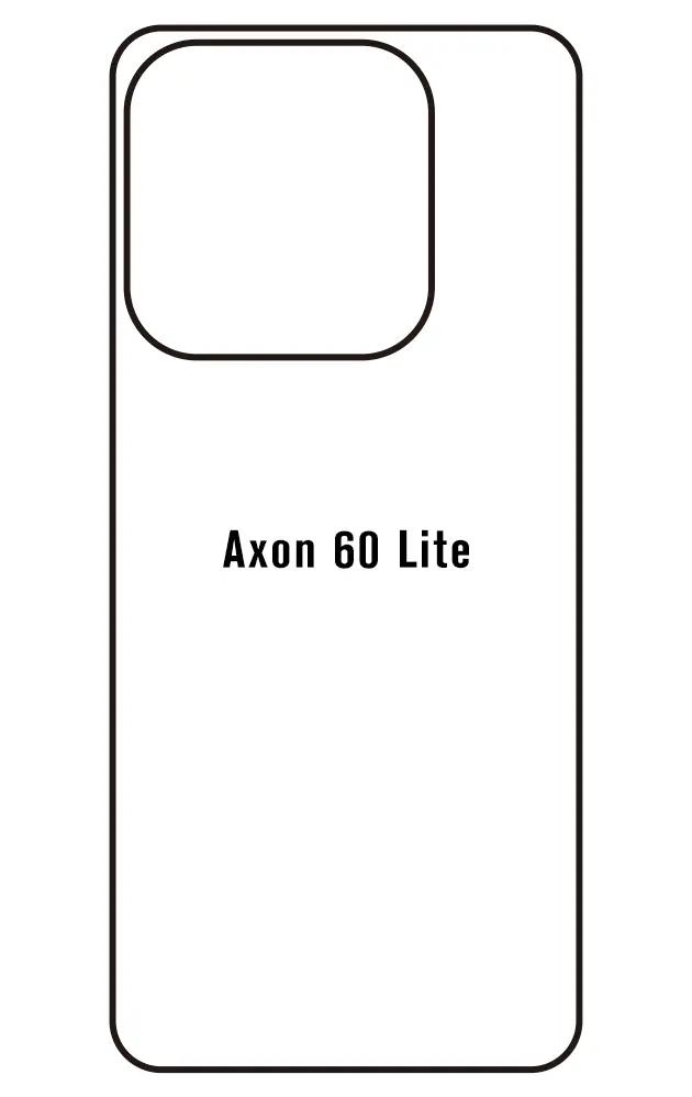 ZTE Axon 60 Lite Zadní Hydrogel ochranná fólie