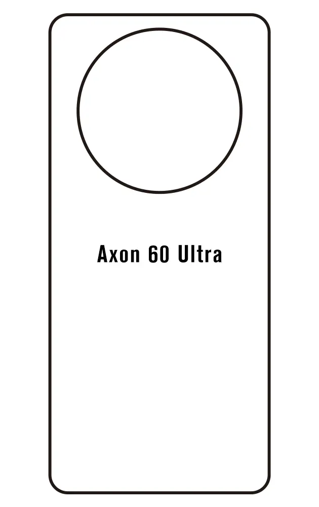 ZTE Axon 60 Ultra 5G Zadní Hydrogel ochranná fólie