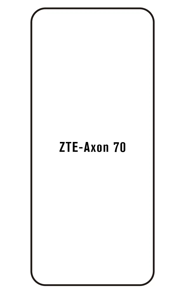 ZTE Axon 70 Přední Hydrogel ochranná fólie