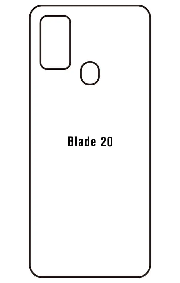 ZTE Blade 20 5G Zadní Hydrogel ochranná fólie