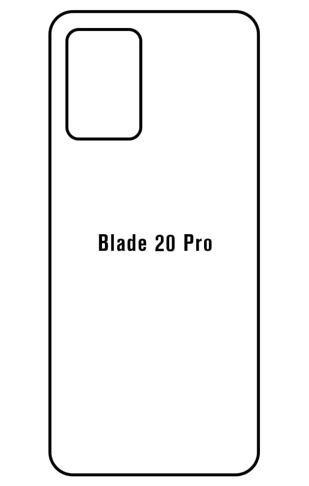 ZTE Blade 20 Pro 5G Zadní Hydrogel ochranná fólie