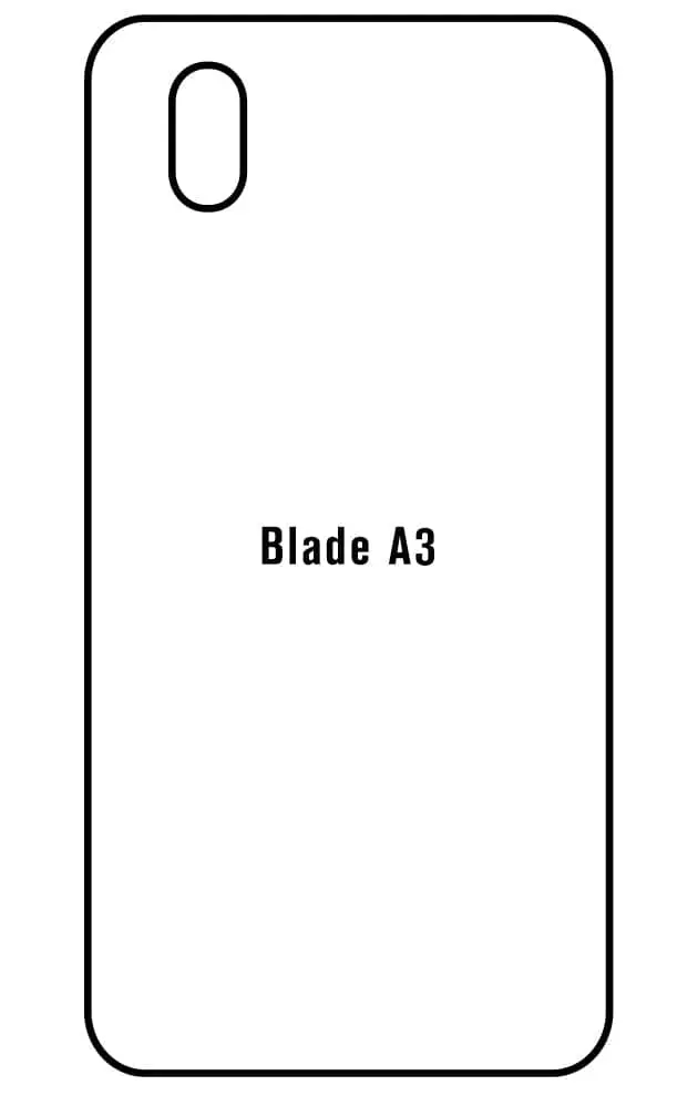 ZTE Blade A3 2020 Zadní Hydrogel ochranná fólie