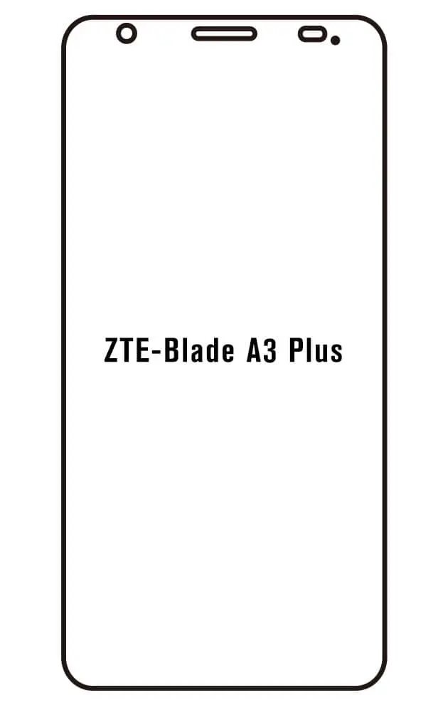 ZTE Blade A3 Plus Přední Hydrogel ochranná fólie