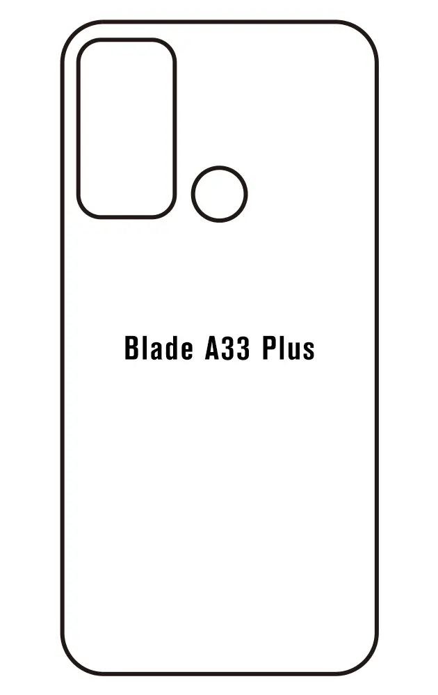 ZTE Blade A33 Plus Zadní Hydrogel ochranná fólie