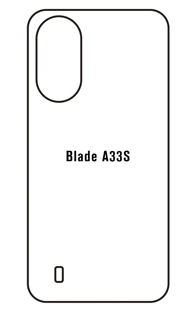 ZTE Blade A33s Zadní Hydrogel ochranná fólie