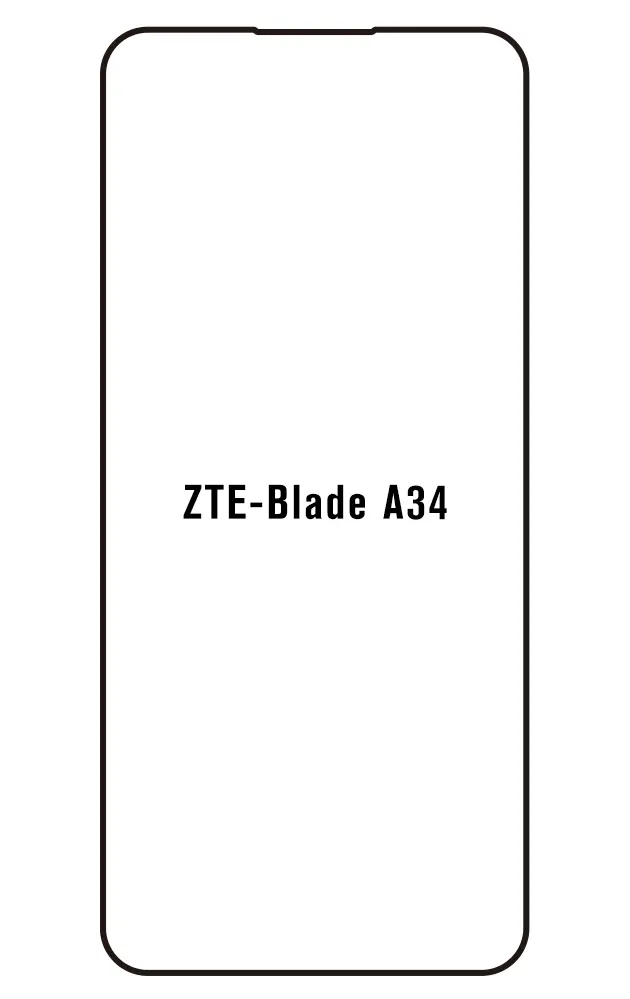 ZTE Blade A34 Přední Hydrogel ochranná fólie