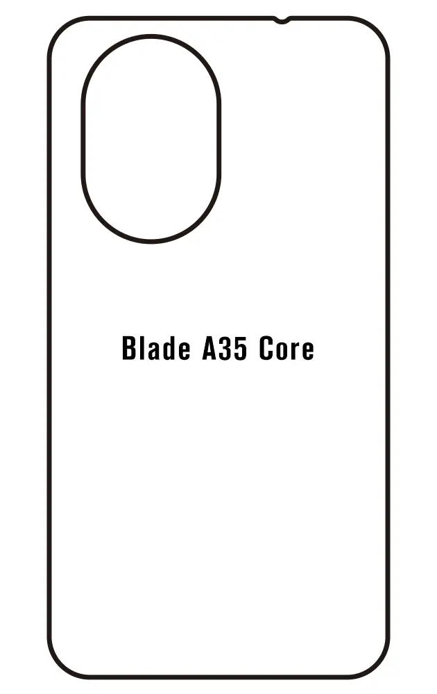 ZTE Blade A35 Core Zadní Hydrogel ochranná fólie